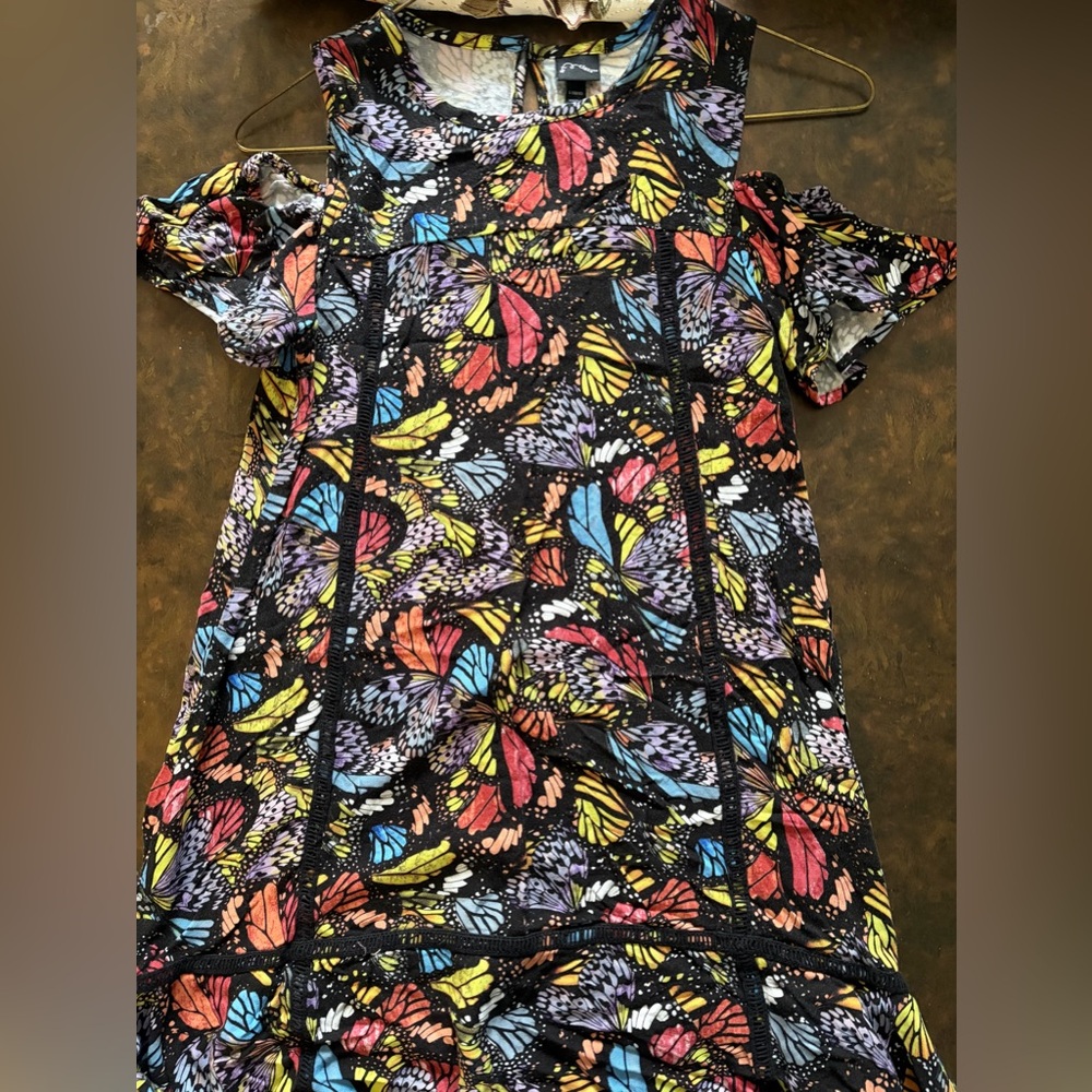 Art Class Multicolor Butterfly Dress